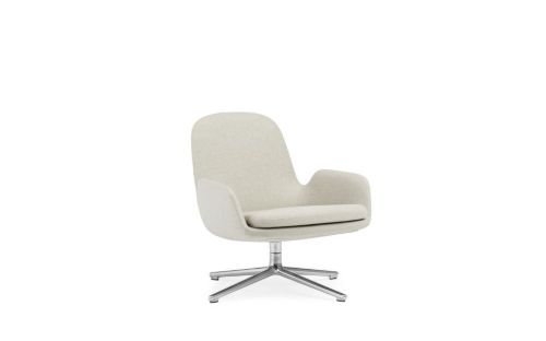 Normann Copenhagen Era Low Swivel Alu SH: 40 cm – Main Line Flax / MLF20 Upminster Sand