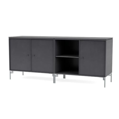 Montana Selection Save Skænk med ben 139,2x46,8 cm - 36 Coal / Chrome