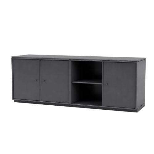 Montana Selection Save Skænk med sokkel 3 cm 139,2x46,8 cm - 36 Coal