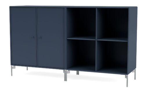 Montana Selection Pair Skænk med ben 139,2x69,6 cm - 138 Juniper / Chrome