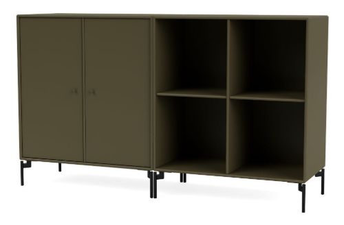 Montana Selection Pair Skænk med ben 139,2x69,6 cm - 139 Oregano / Black