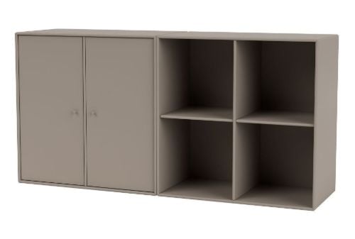 Montana Selection Pair Skænk med ophængsbeslag 139,2x69,6 cm - 141 Truffle