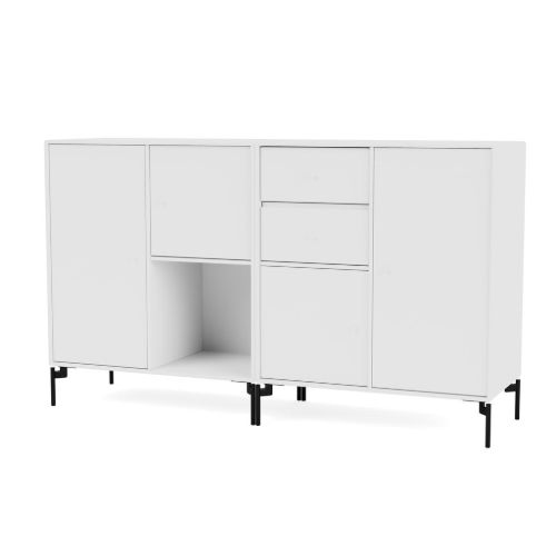 Montana QS Selection Couple Skænk med ben 139,2x69,6 cm - 101 New White / Black