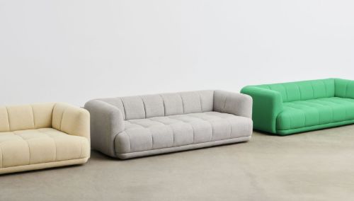 HAY Quilton 3-Sitzer B: 248 cm – Re-Wool 158