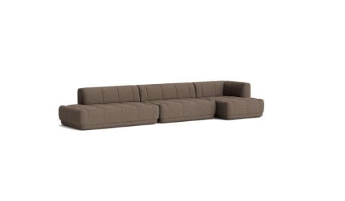 HAY Quilton Combination 23 Right End B: 420 cm - Divina Melange 260