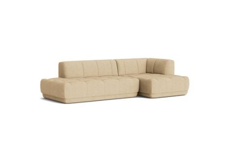 HAY Quilton Combination 21 Right End B: 281 cm - Canvas 414