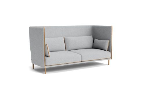 HAY Silhouette Høj Ryg 3 Personers Sofa Mono - Mode 002 / Oiled Solid Oak