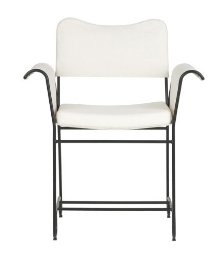 GUBI Tropique Esszimmerstuhl SH: 45 cm - Schwarz/Limonta 06
