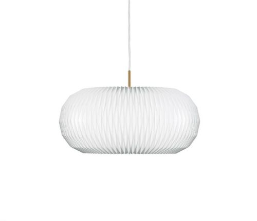 Le Klint Model 195 DONUT Pendel Large Ø: 53 cm - Hvid / Messing