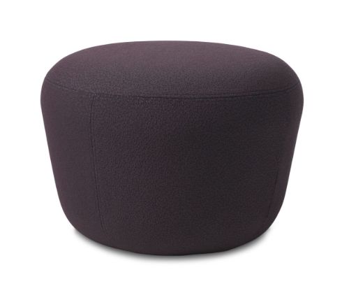 Warm Nordic Haven Pouf Ø: 57 cm - Eggplant