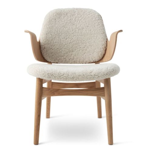 Warm Nordic Gesture Lounge Chair SH: 46 cm - Oak/Moonlight