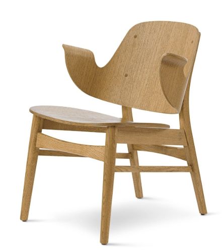 Warm Nordic Gesture Lounge Chair SH: 46 cm – Eiche