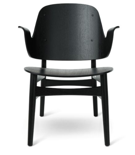 Warm Nordic Gesture Lounge Chair SH: 46 cm - Black