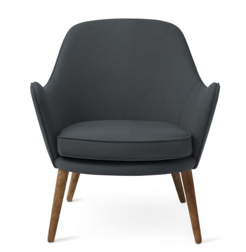 Warm Nordic Dwell Lounge Chair SH: 46 cm - Petrol