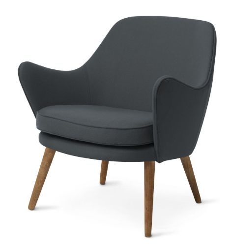 Warm Nordic Dwell Lounge Chair SH: 46 cm – Petrol