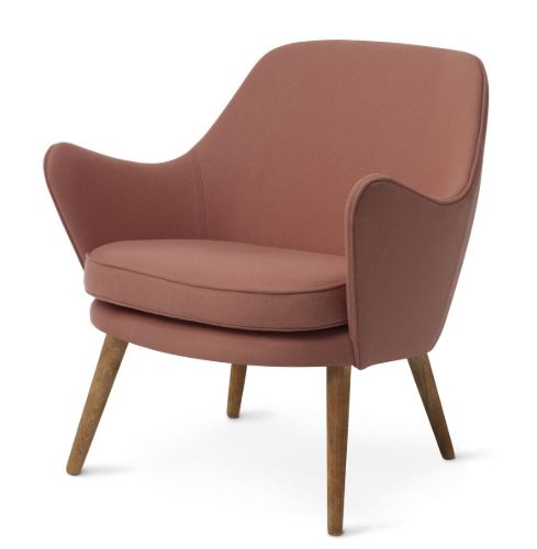 Warm Nordic Dwell Lounge Chair SH: 46 cm – Blush