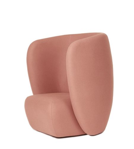 Warm Nordic Haven Lounge Chair SH: 40 cm – Blush