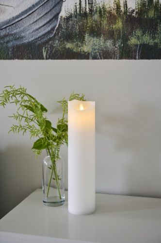 Sirius Sara Wiederaufladbare Kerze H: 30 cm – Weiß