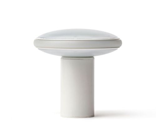 Schirm ØS1 tragbare Lampe H: 14 cm - Weiß OUTLET
