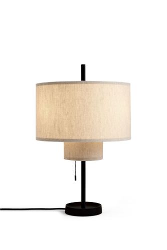 New Works Margin Table Lamp Ø: 36 cm - Beige/Black