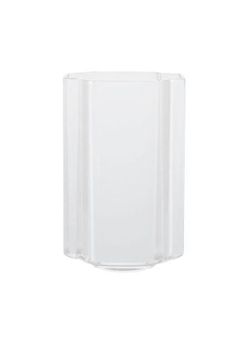Louise Roe Funki Vase Asymmetric H: 34 cm - Opal White