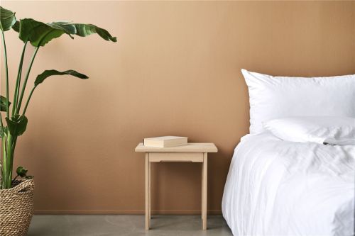 Duus & Møller Metha Nachttisch mit Schublade 45x32 cm – Seifenbehandelte massive Eiche