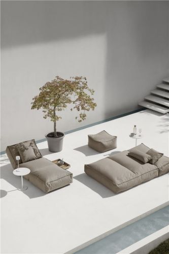 Blomus Stay Kissen 38x38 cm - Erde