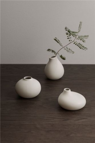 Blomus Nona Vasen 3er-Set - Weiß