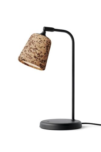 New Works Material Table Lamp H: 45 cm - Mixed Cork/Black base