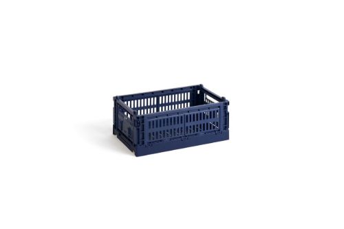 HAY Colour Crate Recycled S 10,5x17x26,5 cm - Dark Blue