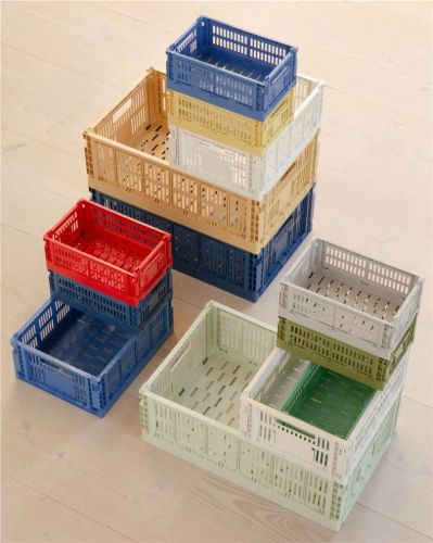 HAY Farbkiste Recycled S 10,5x17x26,5 cm - Dunkelblau
