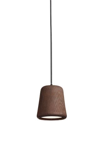 New Works Material Pendant Ø: 13 cm - Smoked Oak/Black