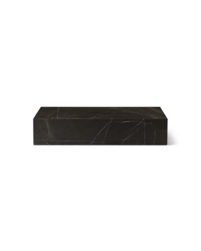 Audo Copenhagen Sockel Grande H: 27,5 cm – Grauer Kendzo-Marmor