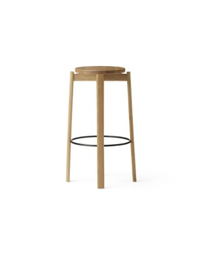 Audo Copenhagen Passage Bar Stool H: 75 cm - Natural Oak