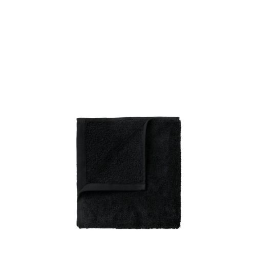 Blomus Riva Set of 4 Guest Hand Towles 30x30 cm - Black