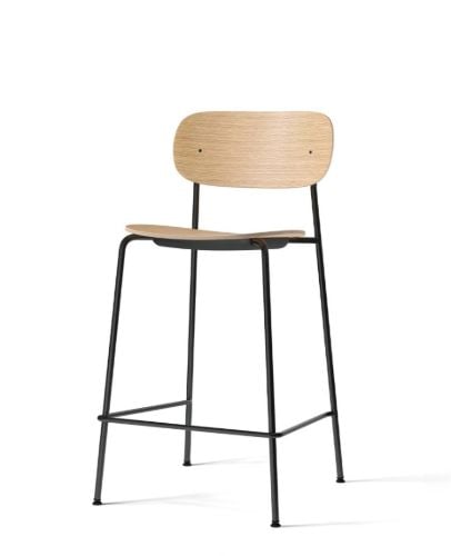 Audo Copenhagen Co Counter Chair Veneer SH: 65,5 cm - Natural Oak