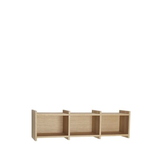 Hübsch Focal Shelf Unit 80x20x23 FSC Egetræsfiner - Natur