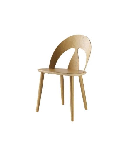 FDB Møbler J45 Børge Mogensen Shell Chair Swan Ecolabel SH: 45 cm – Eiche/Natur