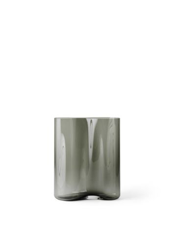 Audo Copenhagen Aer Vase H: 33 cm - Smoke Glass