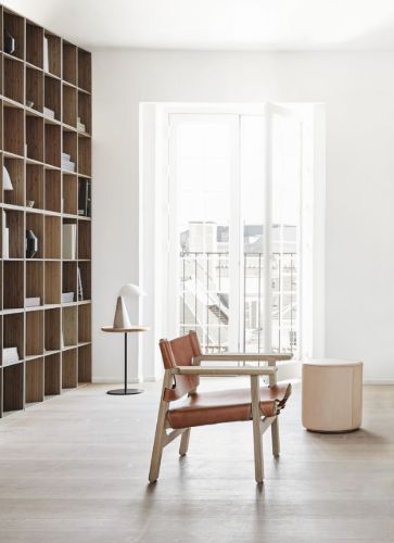 Fredericia Furniture Mono Puf Ø: 39 cm - 90 Natur