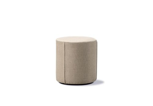Fredericia Furniture Mono Puf Ø: 39 cm - 0024 Grand Linen