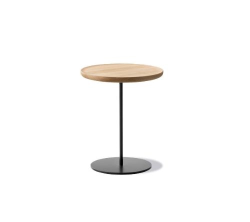 Fredericia Furniture 6751 Pal Sidebord 37x45 cm - Eg/Sort Stål