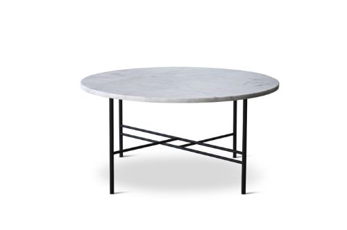 Bent Hansen Metro Sofabord Ø: 80 cm - White Carrara