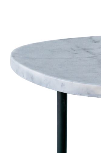 Bent Hansen Metro Couchtisch Ø: 80 cm – Weißes Carrara