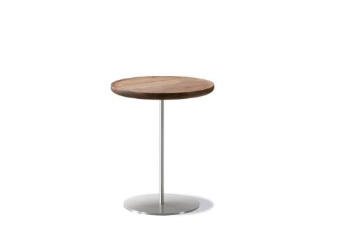 Fredericia Furniture 6751 Pal Sidebord 37x45 cm - Valnød/Rustfrit Stål