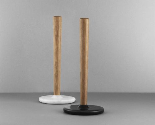 Normann Copenhagen Craft Küchenrollenhalter – Schwarzer Marmor/Eiche
