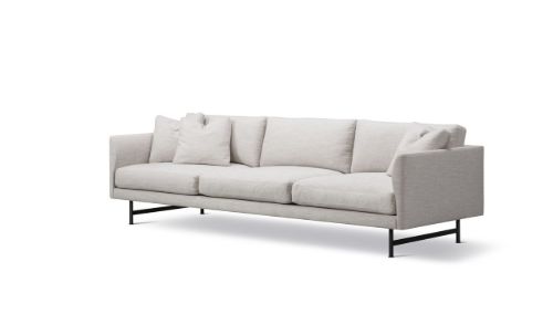 Fredericia Furniture 5623 Calmo 3 Pers. Sofa L: 250 cm – Ruskin 10/Sorte Metall