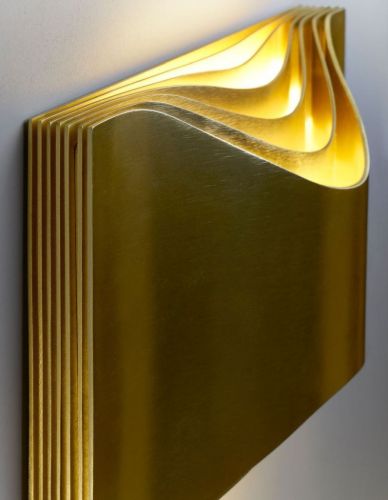 DCW Editions Respiro Wall M Wandleuchte L: 23 cm - Gold