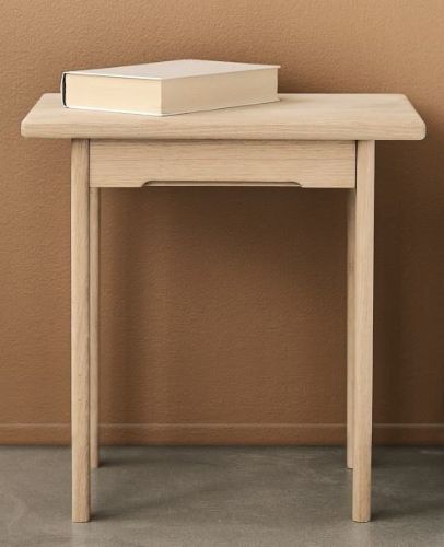 Duus & Møller Metha Sengebord m. Skuffe 45x32 cm - Oliebehandlet Massiv Eg