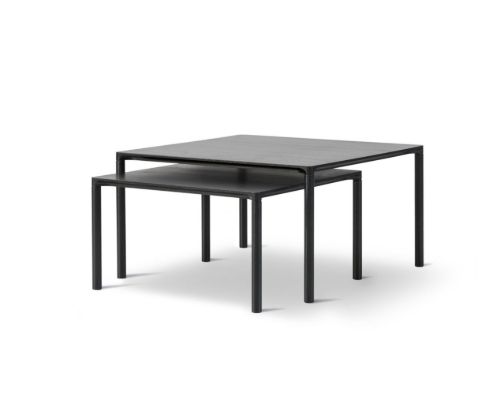 Fredericia Furniture 6720 Piloti Couchtisch 75x75x35 cm - Schwarz lackierte Eiche